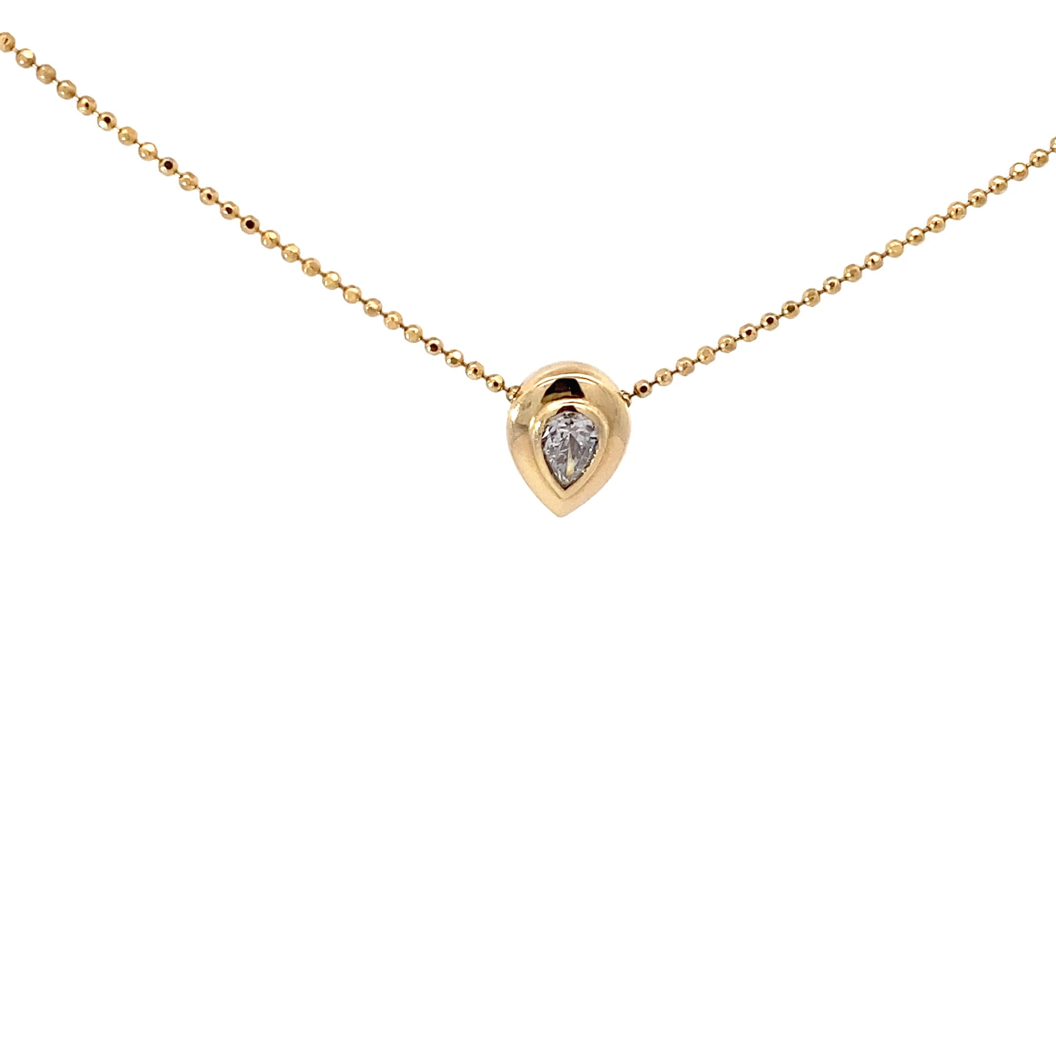 Collar Donna Diamante Gota