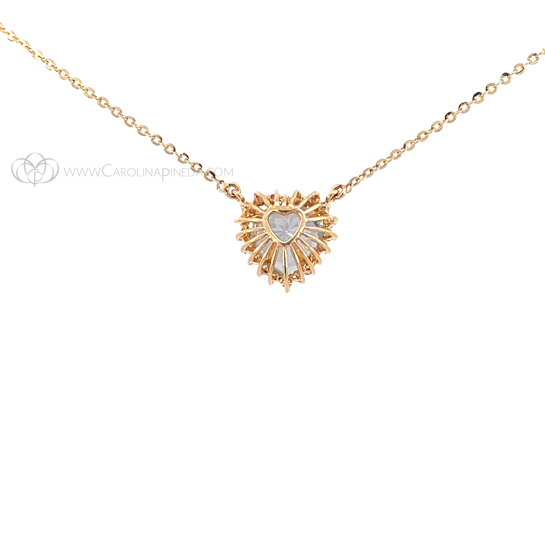 Collar Camelia Topacio Mistico