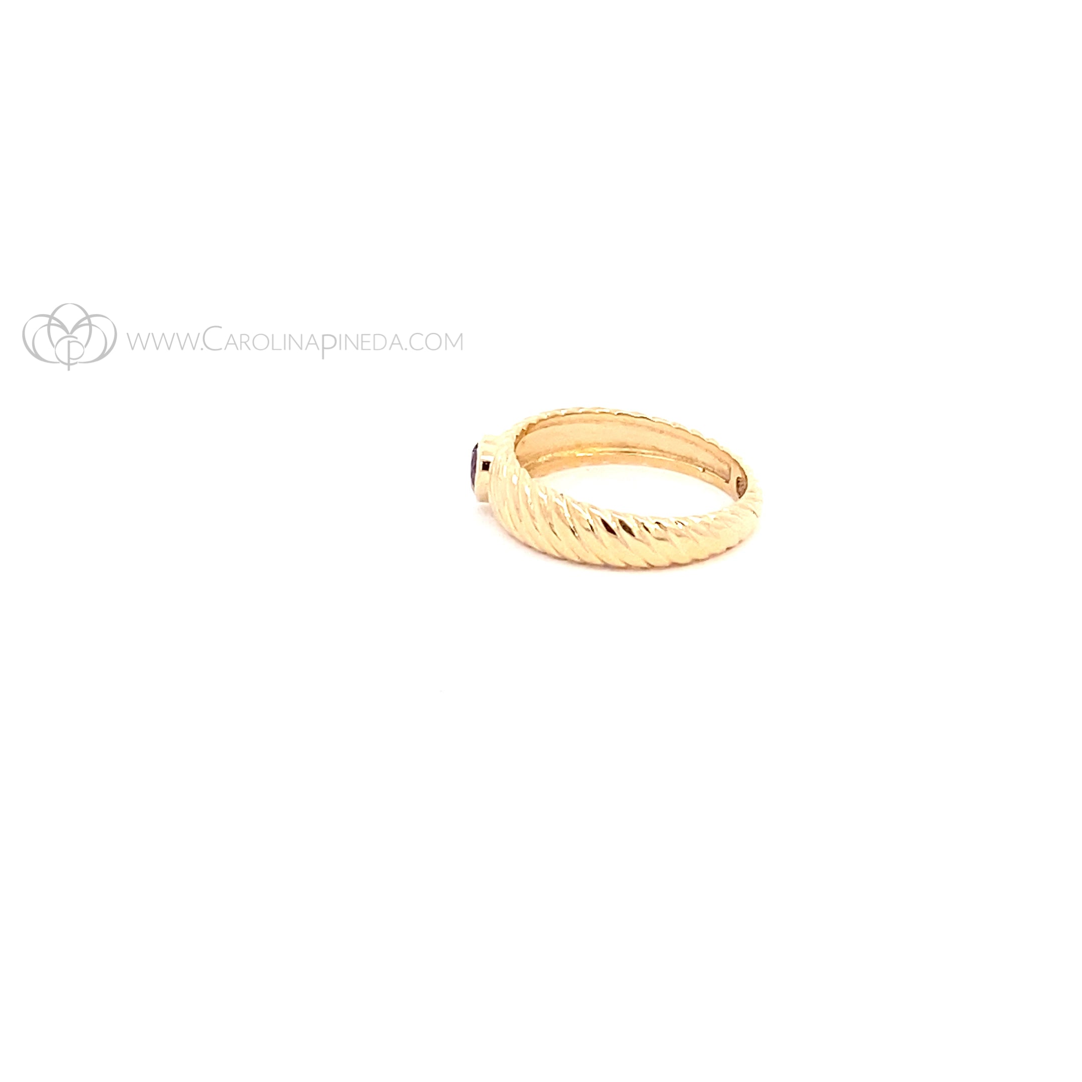 Anillo Melcocha corazón
