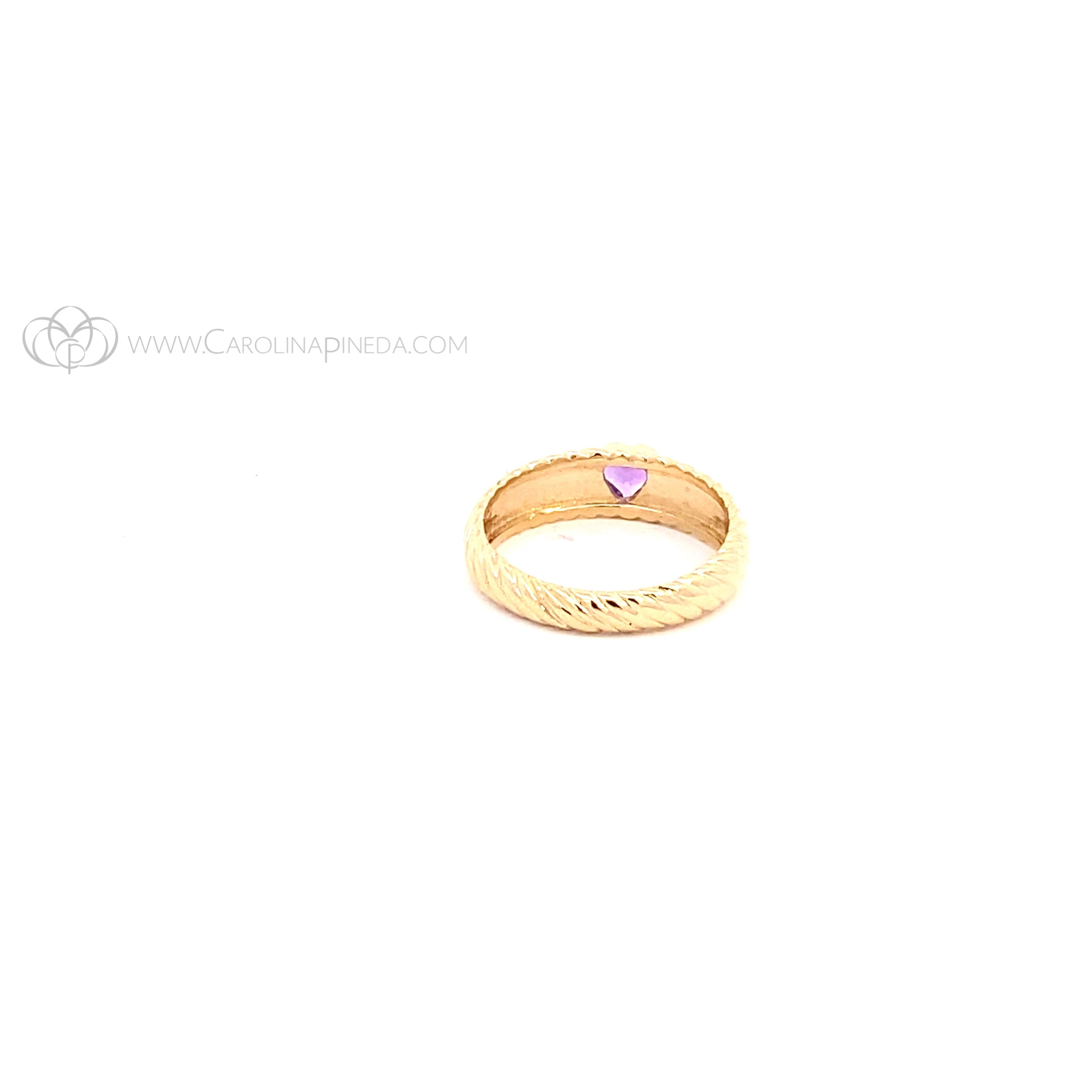 Anillo Melcocha corazón