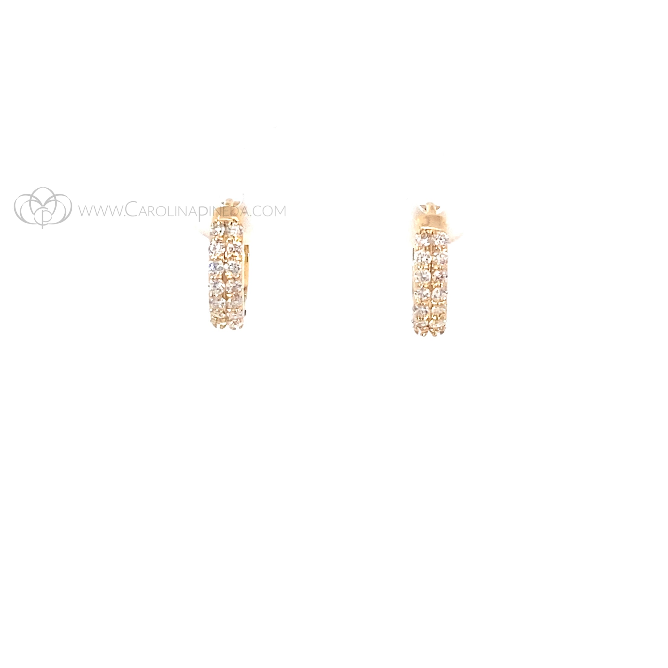 Arete minihoop Amelia oro amarillo