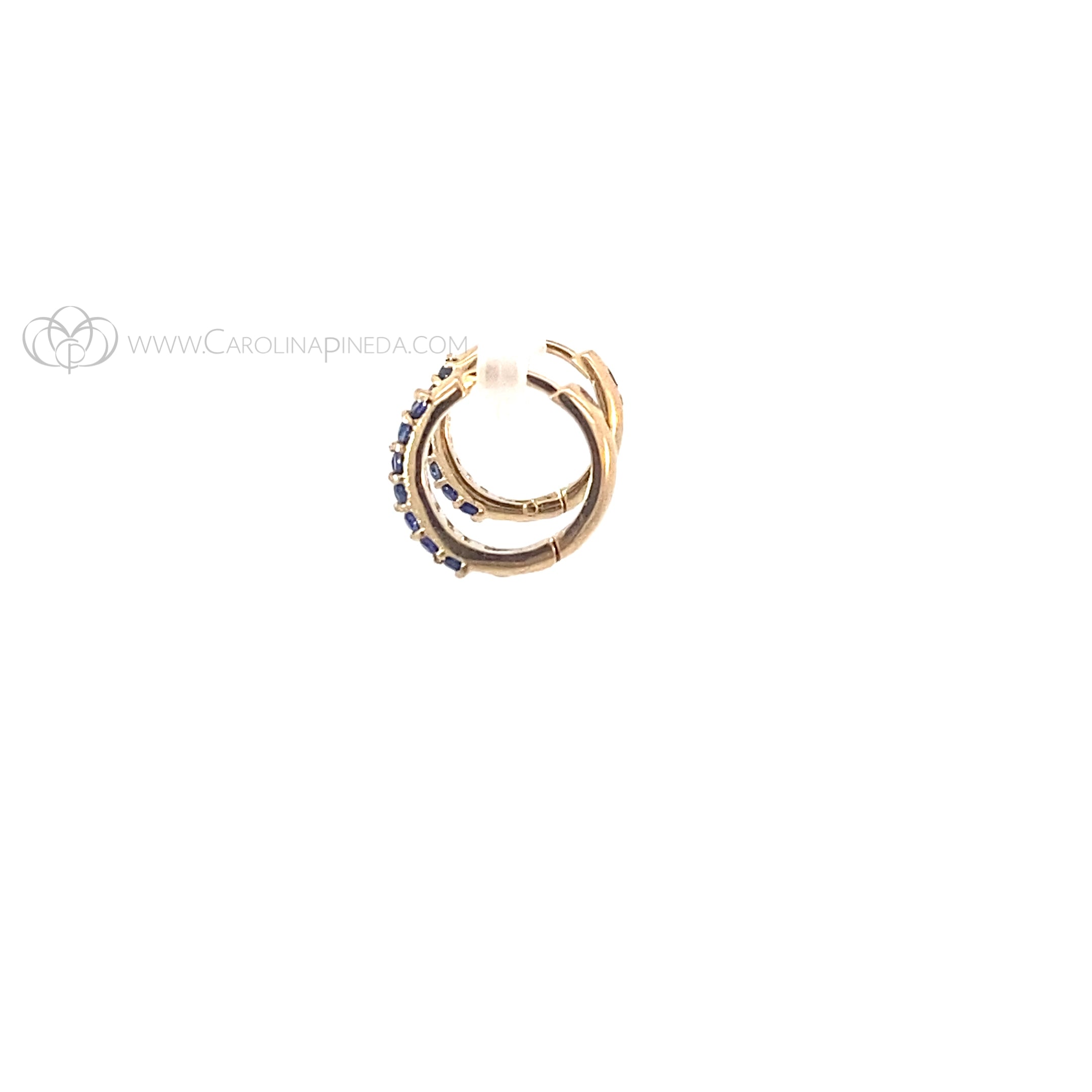 Arete minihoop Amelia oro amarillo