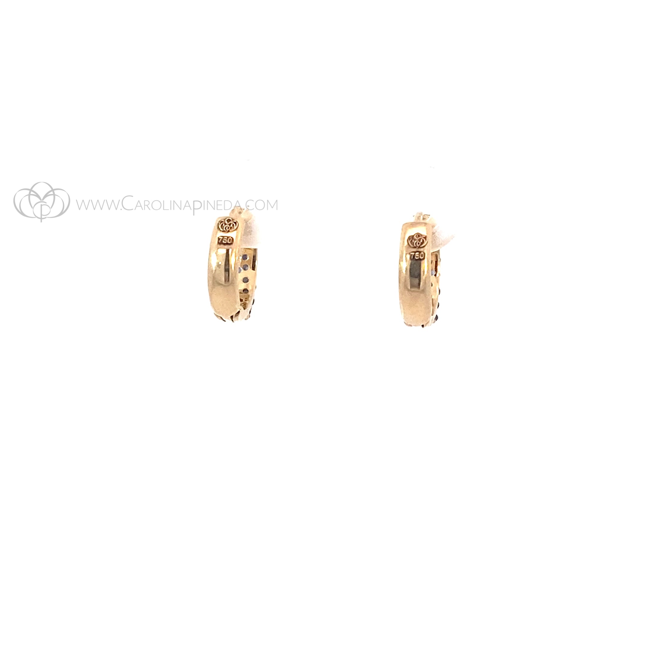 Arete minihoop Amelia oro amarillo
