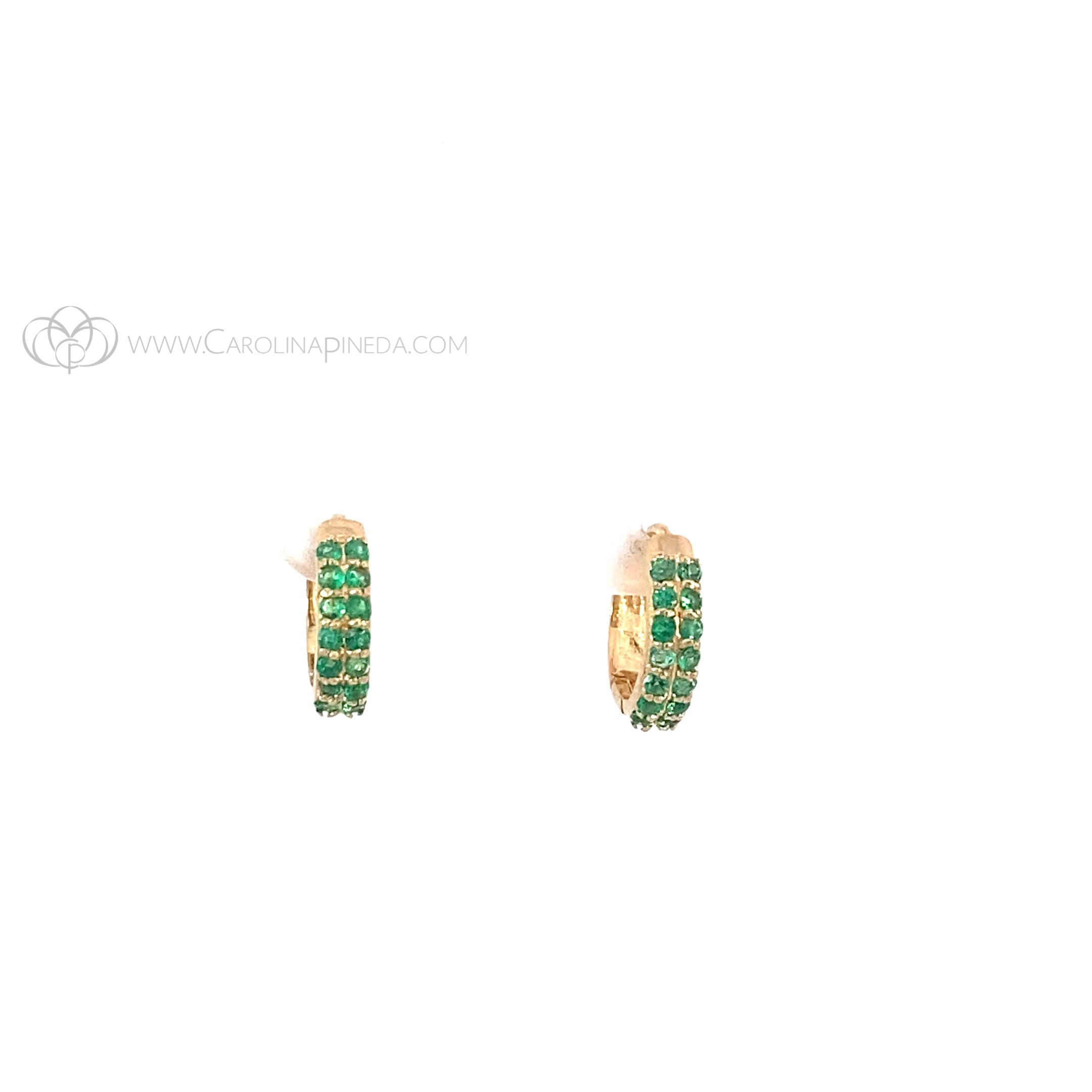 Arete minihoop Amelia oro amarillo