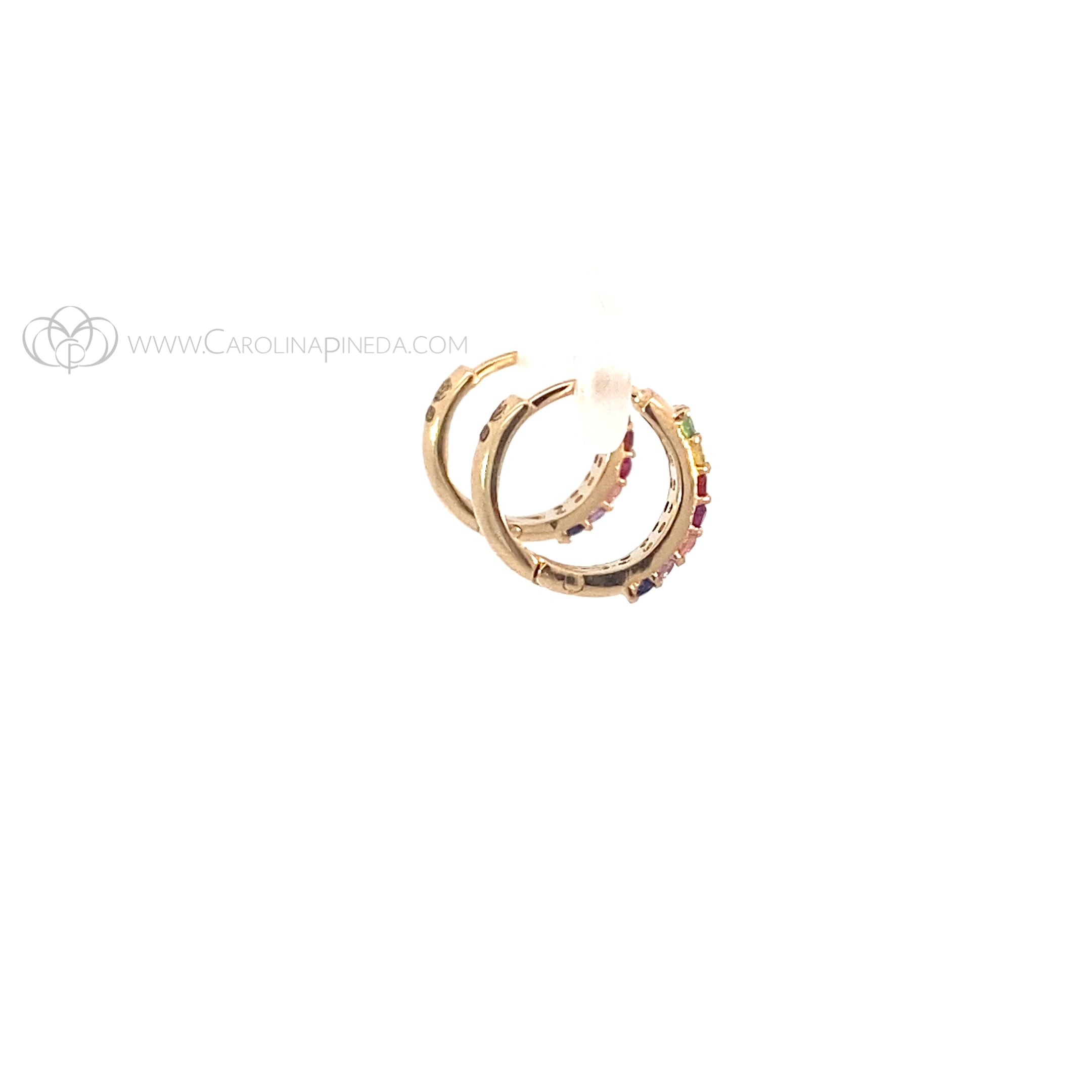 Arete minihoop Amelia oro amarillo