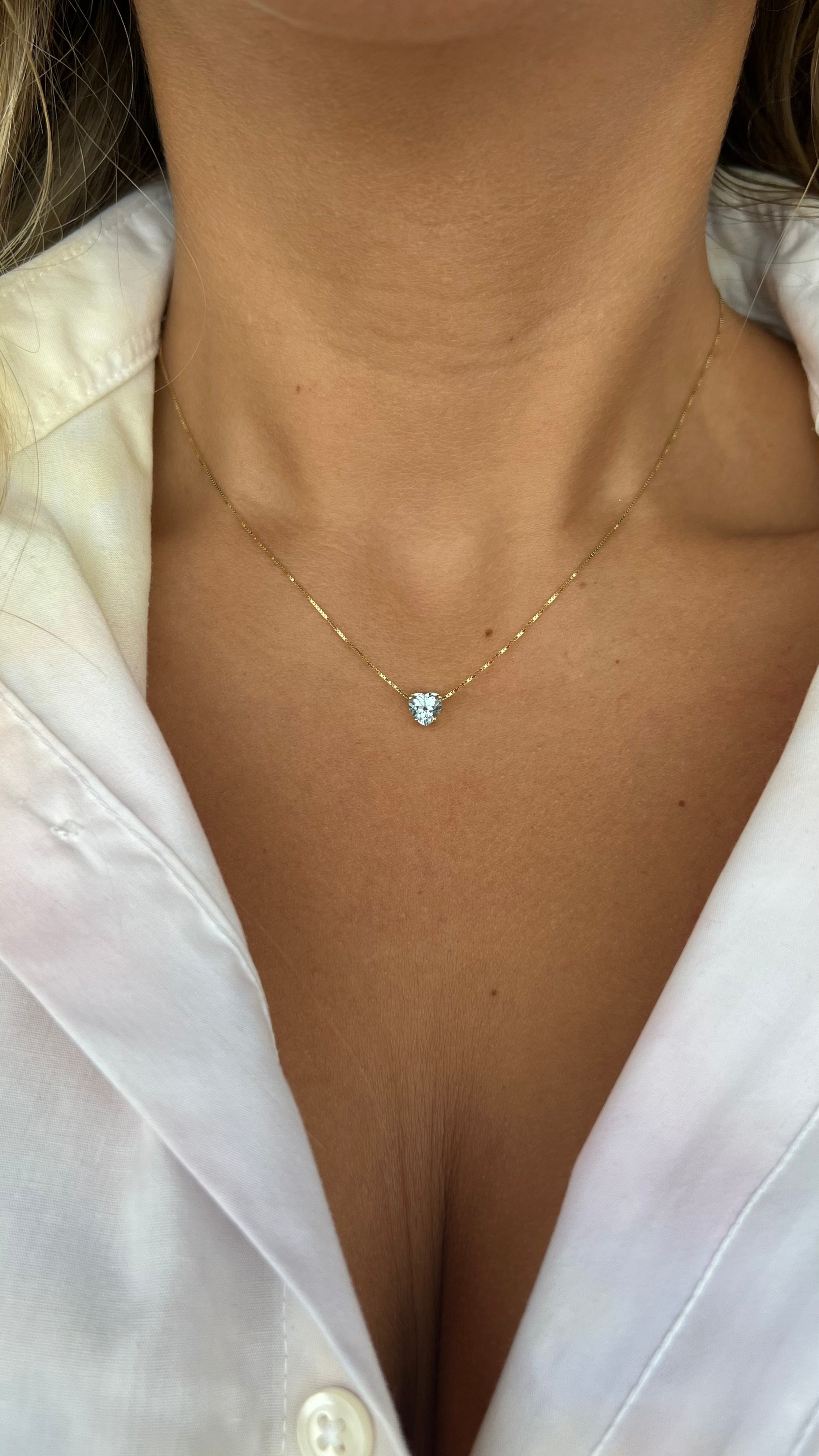 Collar Nacimiento en Corazón 4 mm