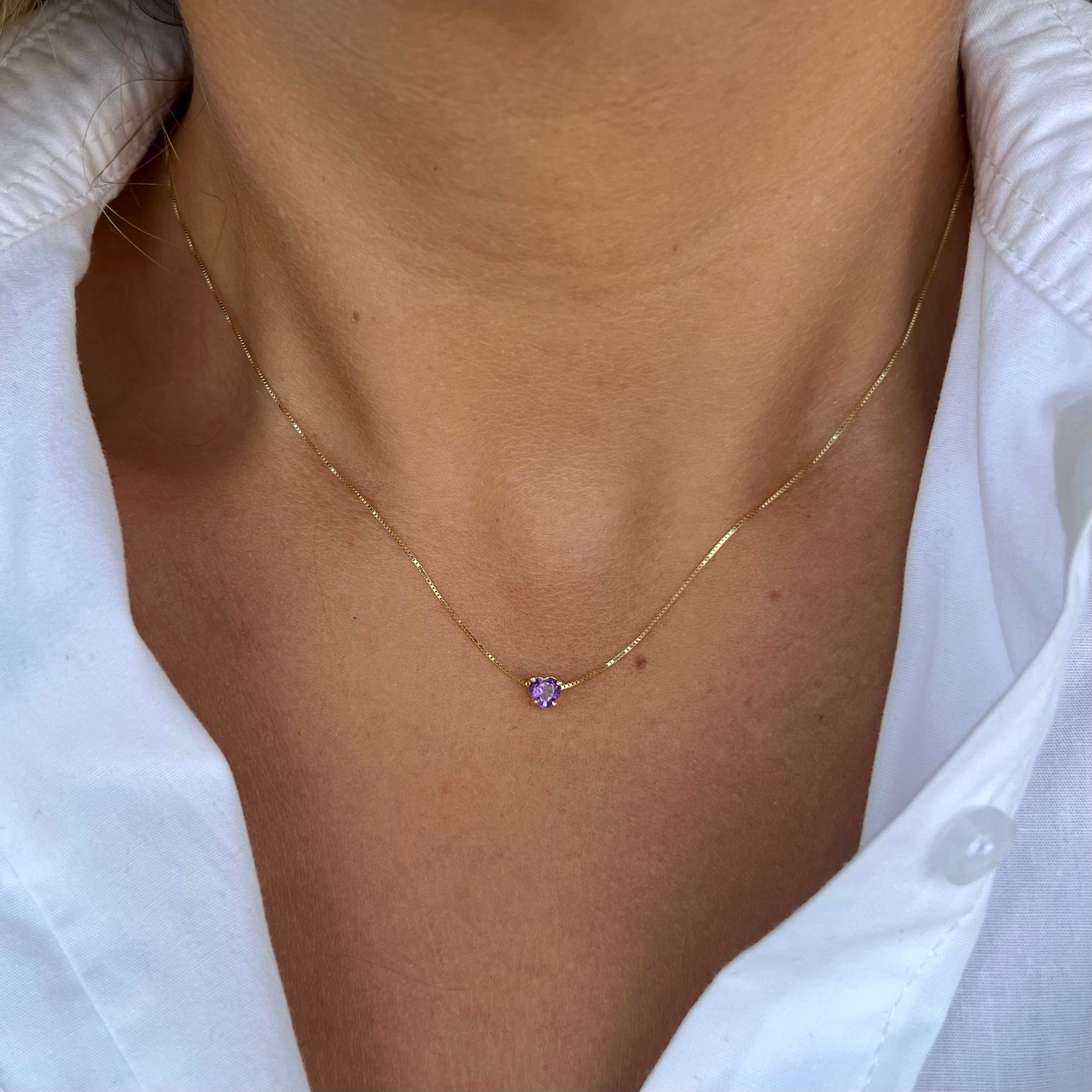 Collar Nacimiento en Corazón 4 mm