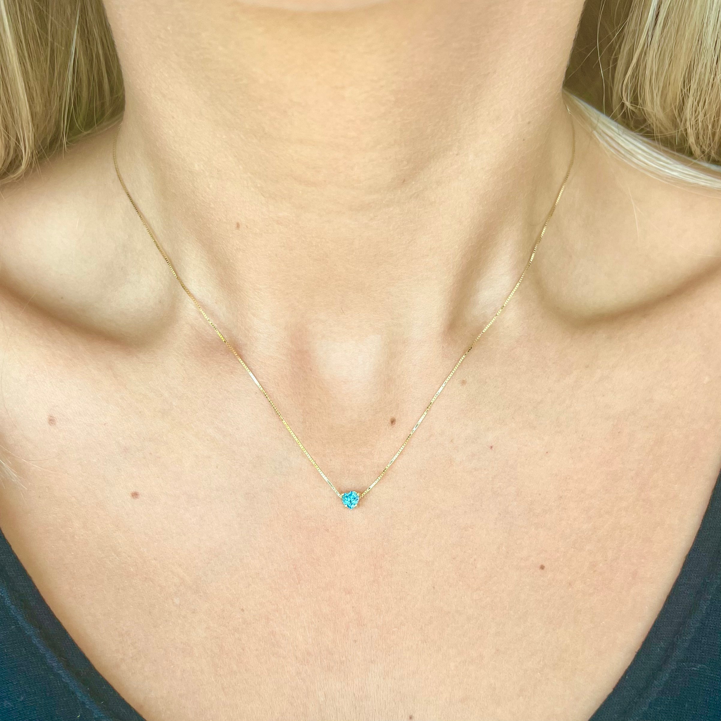 Collar Nacimiento en Corazón 4 mm