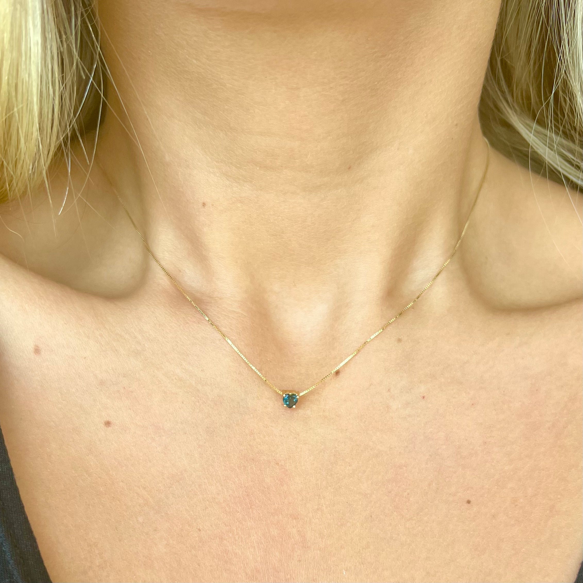 Collar Nacimiento en Corazón 4 mm