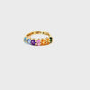 Anillo churumbela oval colores Fiesta 4 mm