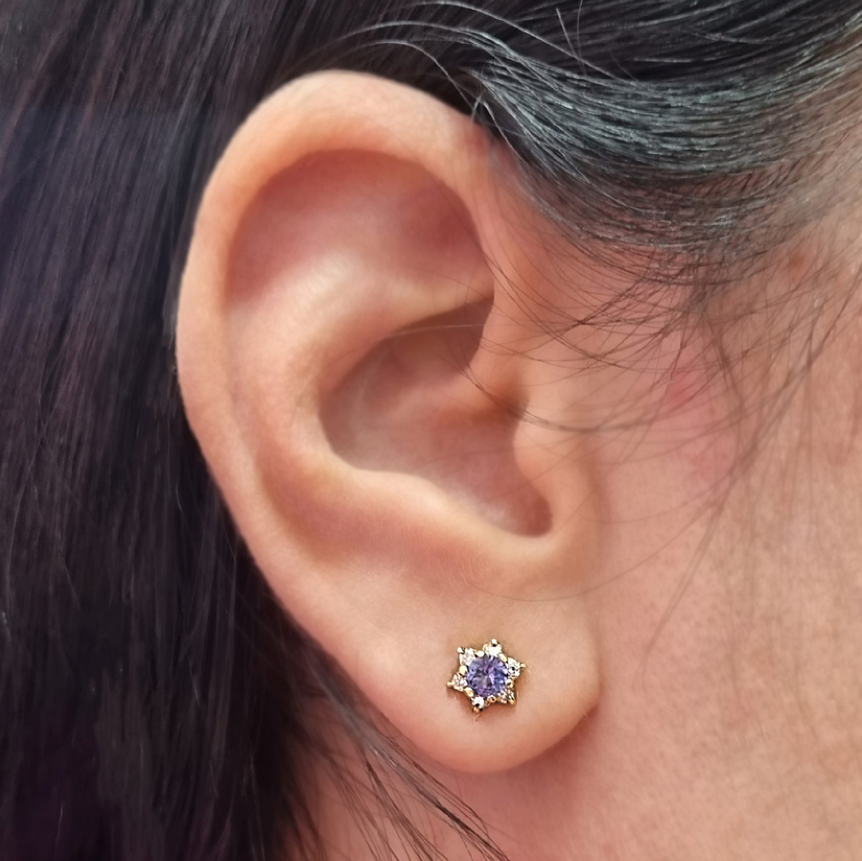 Arete Margaret oro amarillo