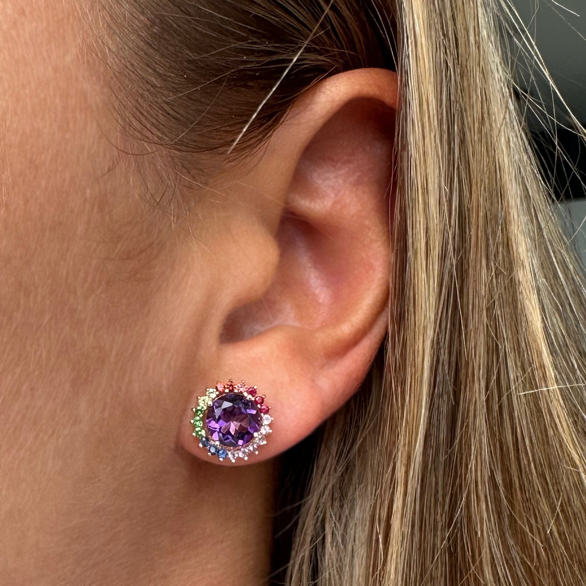 Aretes Flora Rainbow