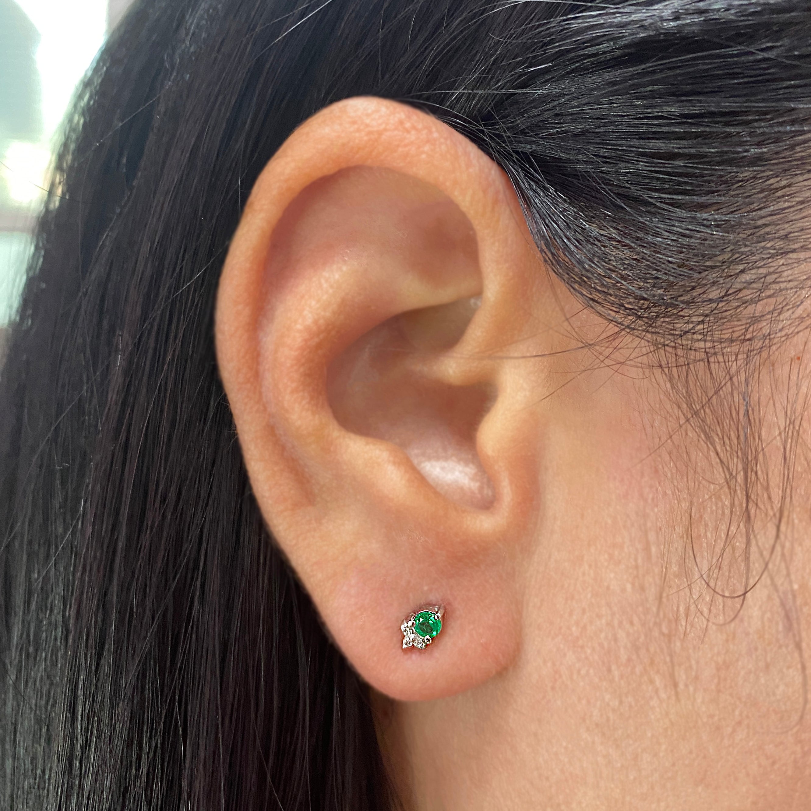 Arete Isis - Oro Blanco