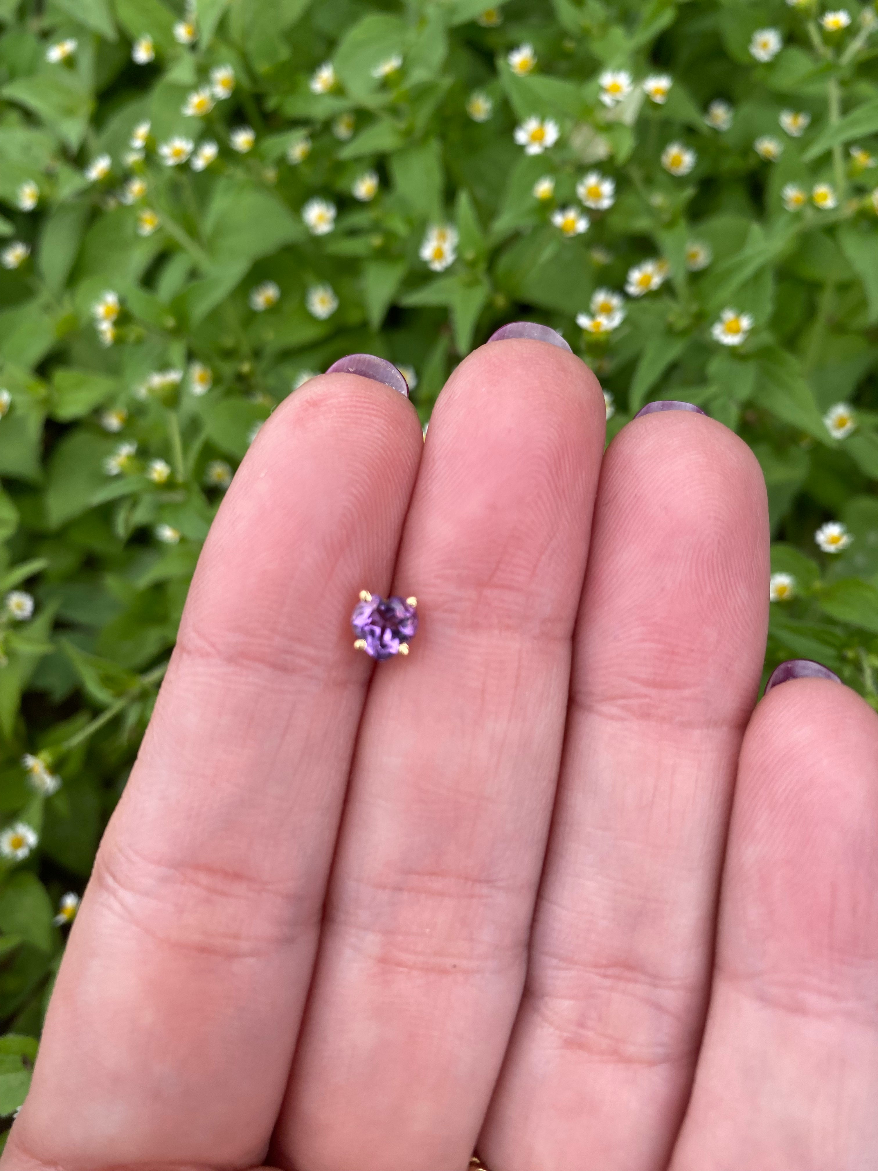 Arete corazón 5 mm oro 18k