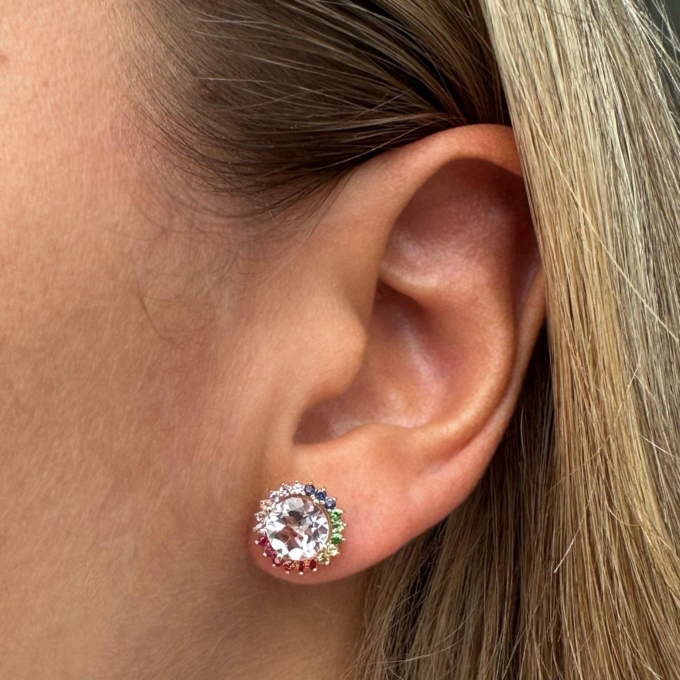 Aretes Flora Rainbow