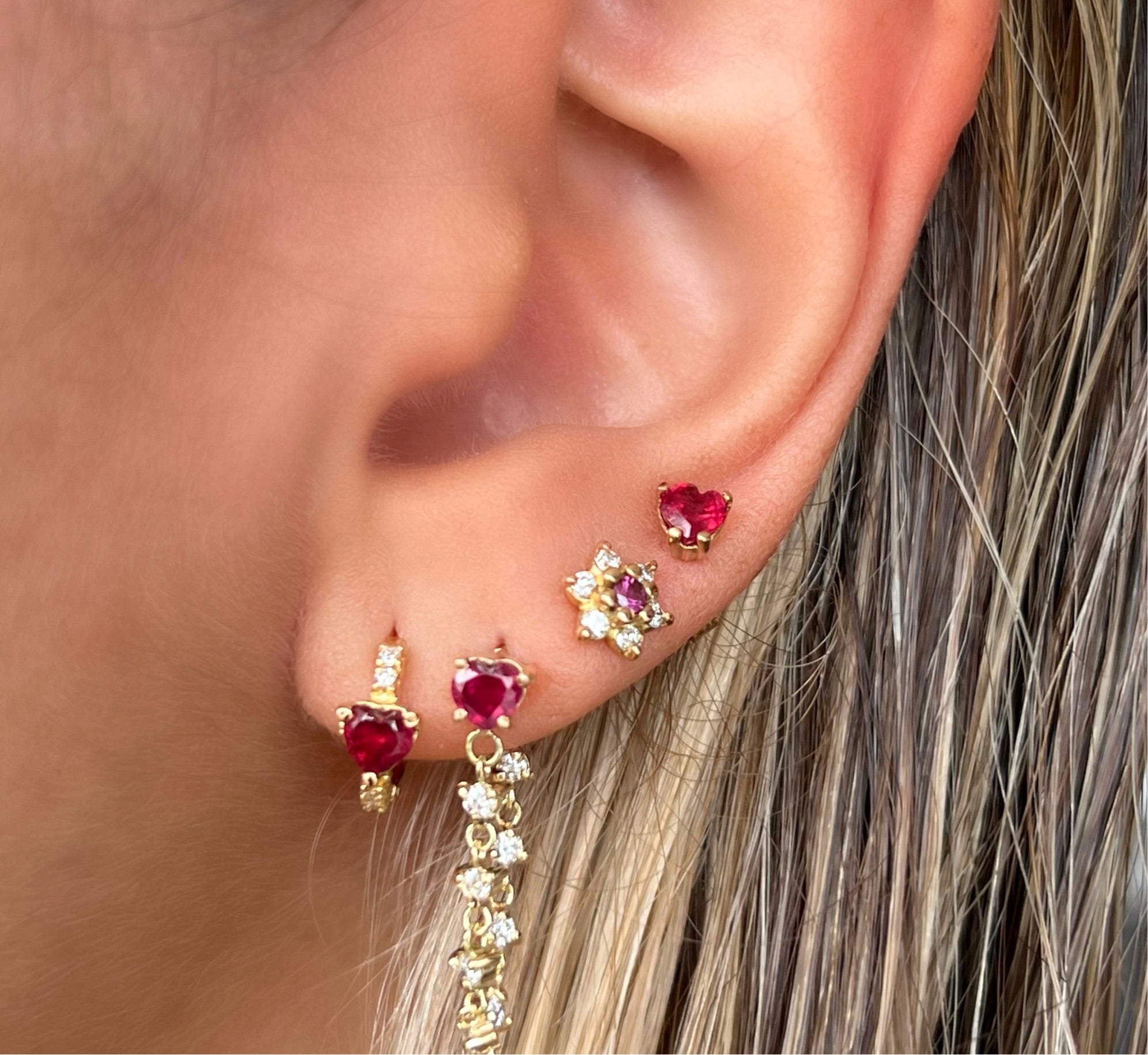 Arete Margaret oro amarillo