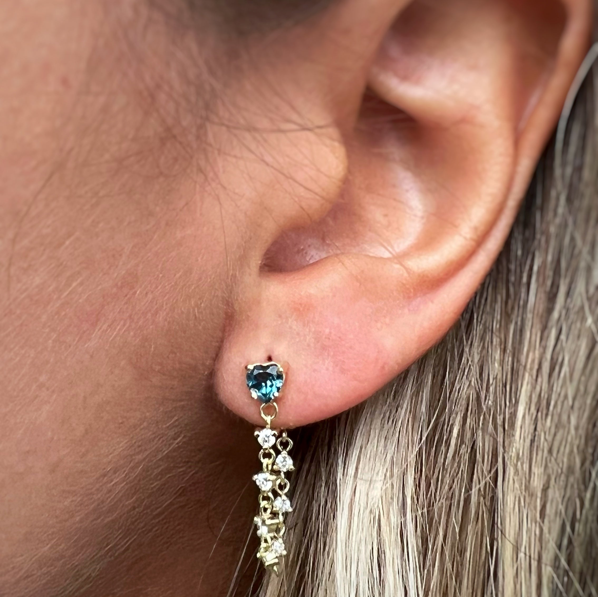 Lluvia de diamantes corazón