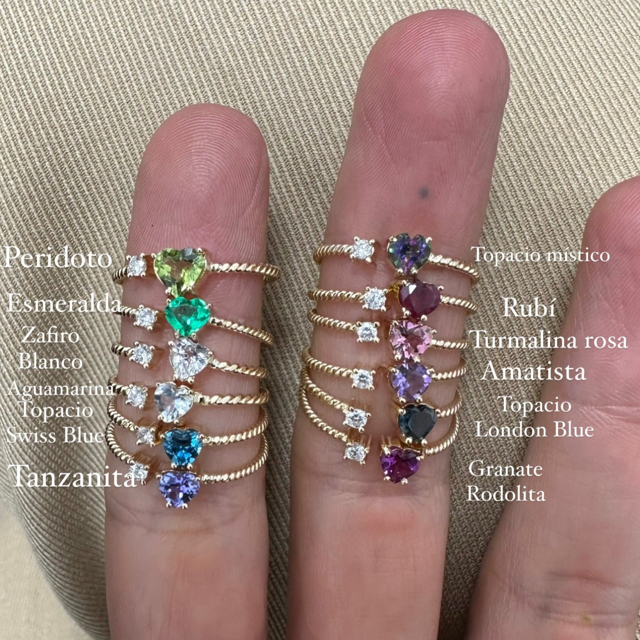 Anillo toi et moi Nacimiento