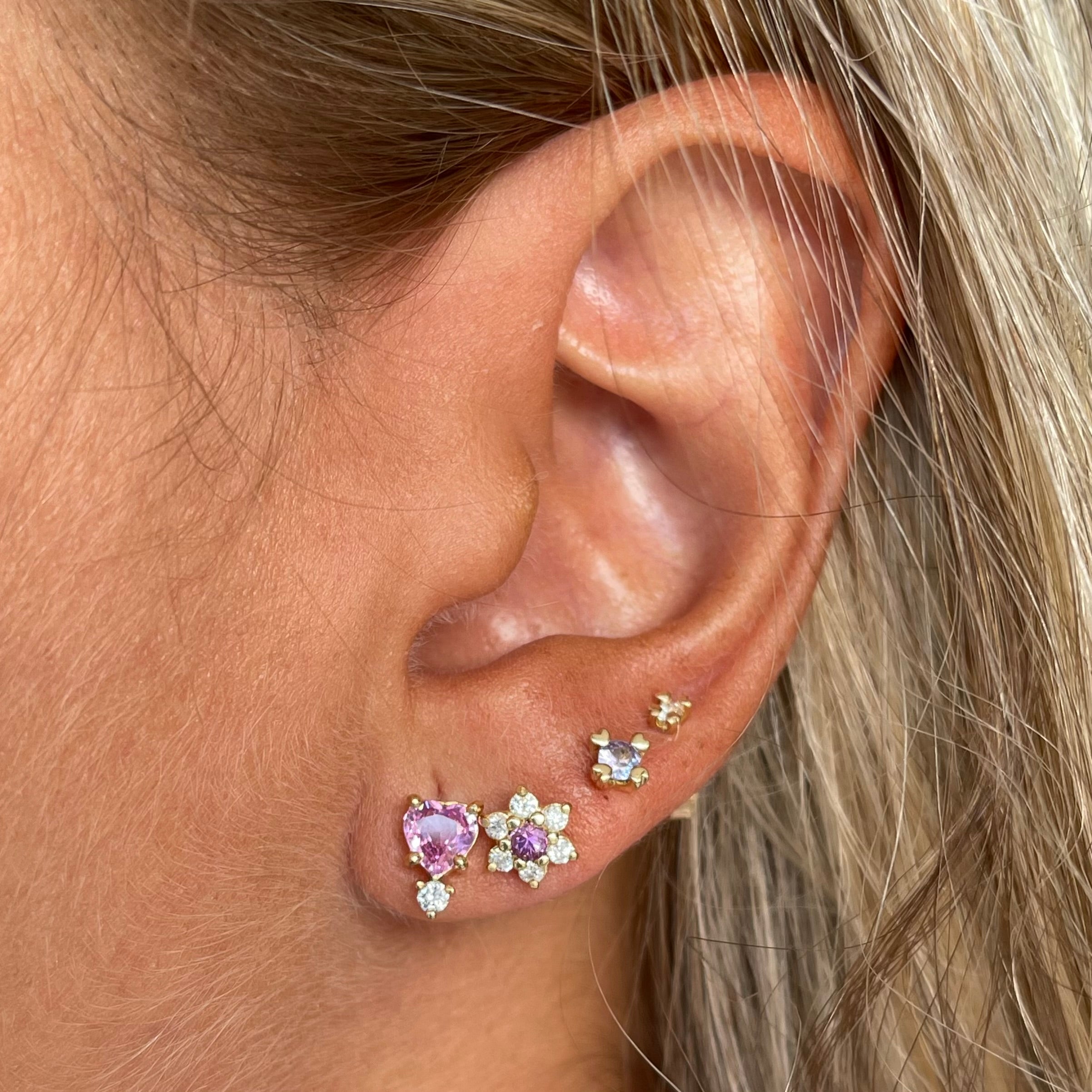 Arete Margaret oro amarillo