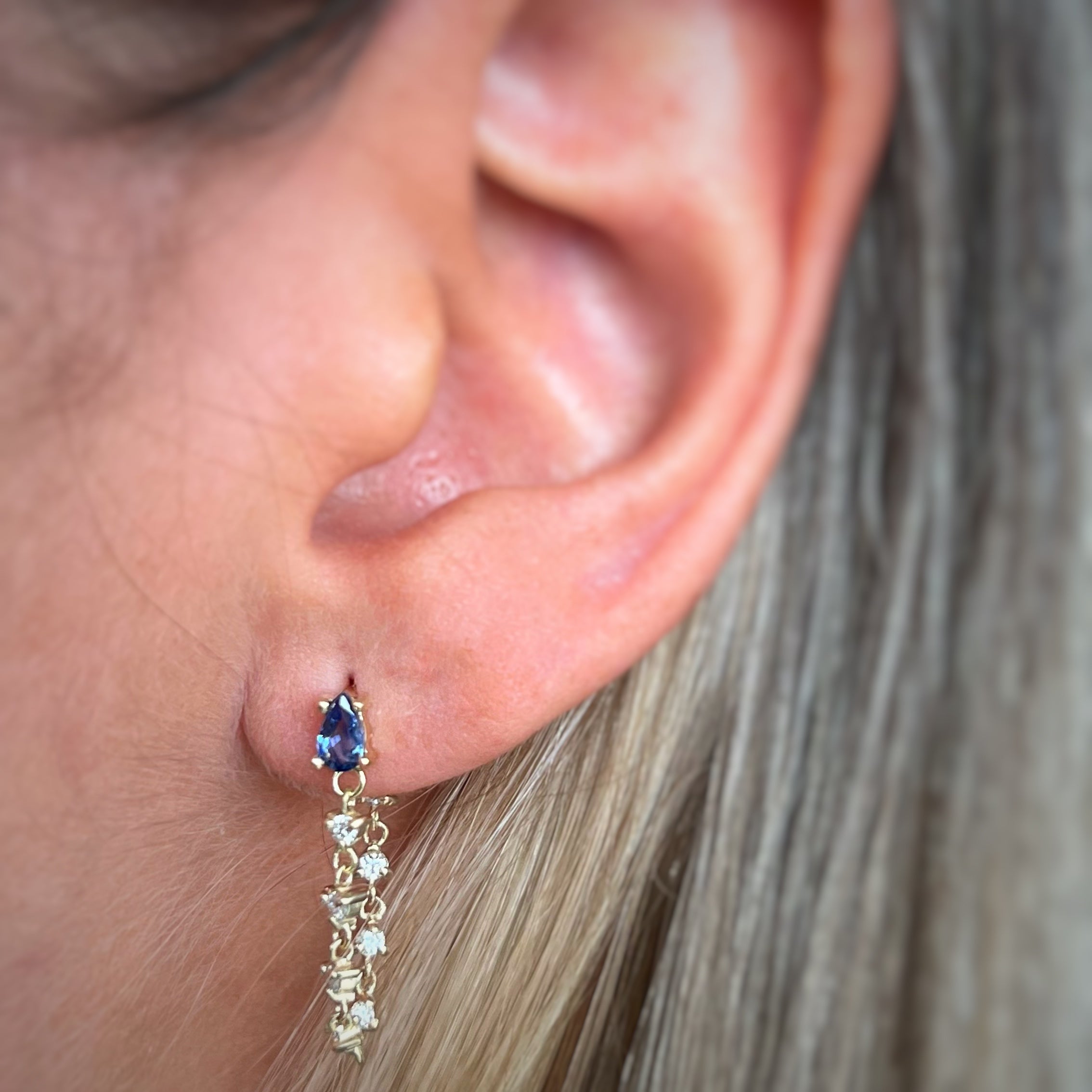 Lluvia de diamantes gota sencilla