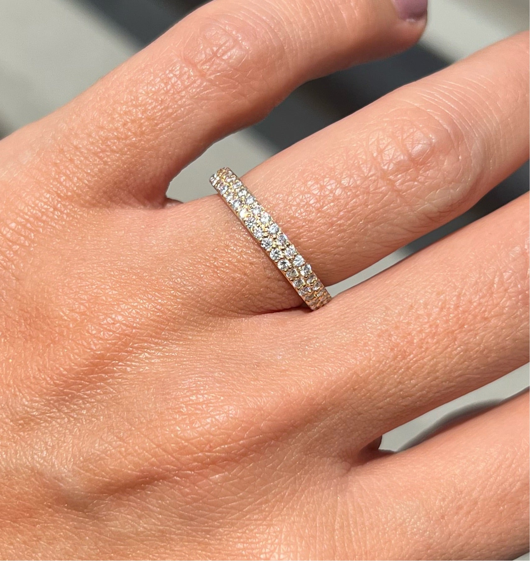 Anillo Amelia oro Amarillo 18k