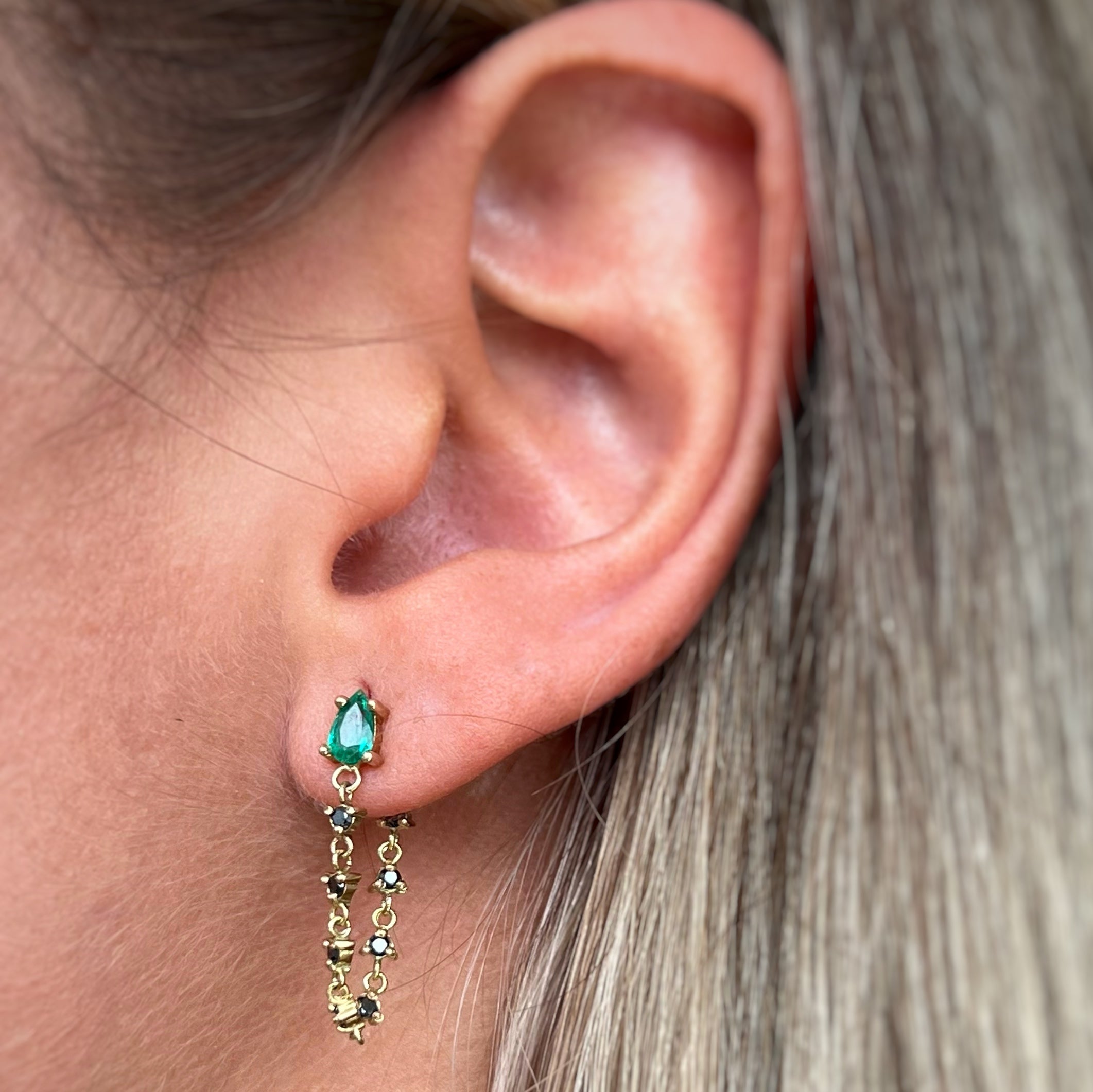 Lluvia de diamantes gota sencilla