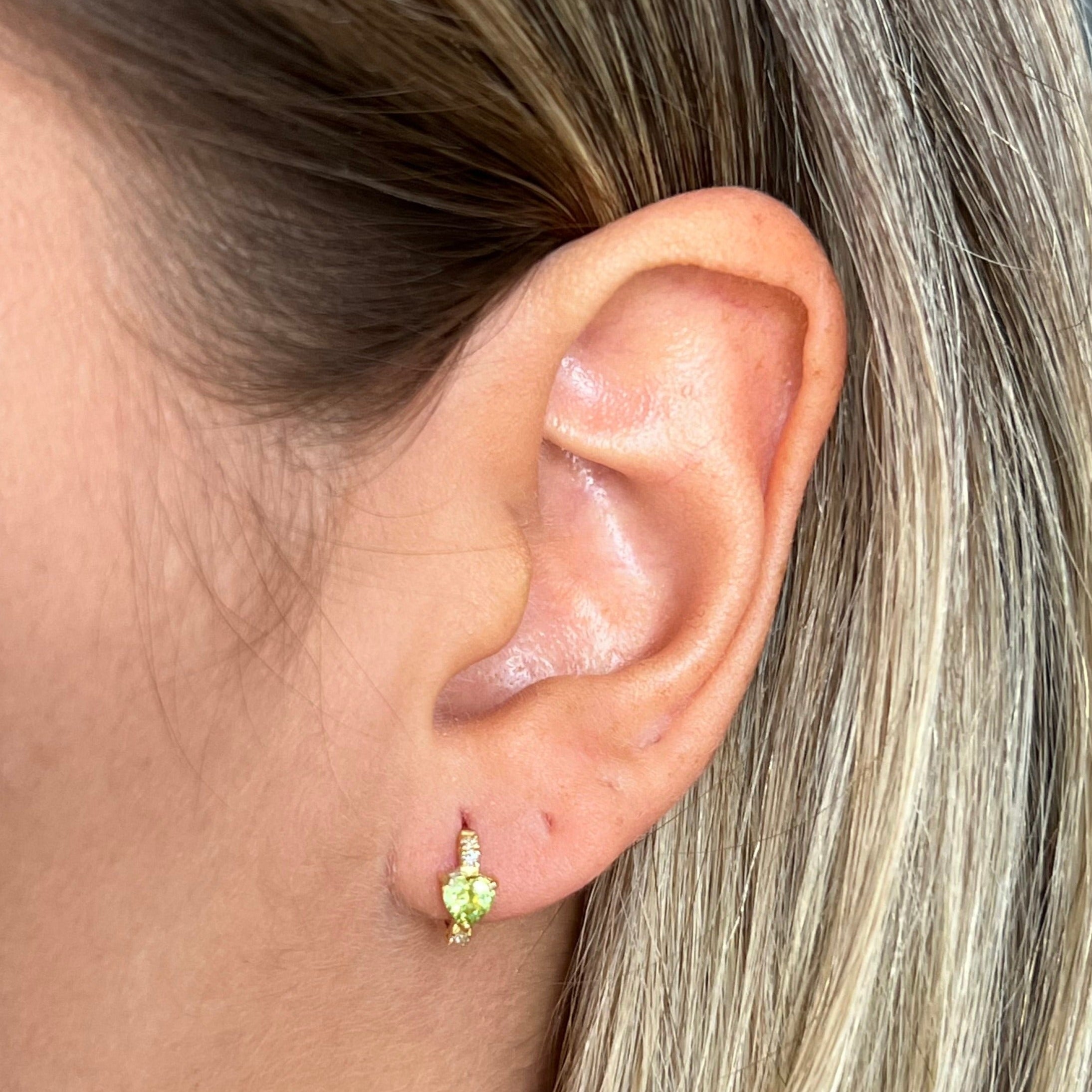 Minihoop corazón y diamantes